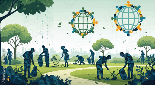 children playing in the park