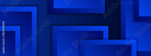 Abstract blue geometric background with shadows. Great for digital presentations, website designs, artwork, and social media graphics. Ideal for modern concepts