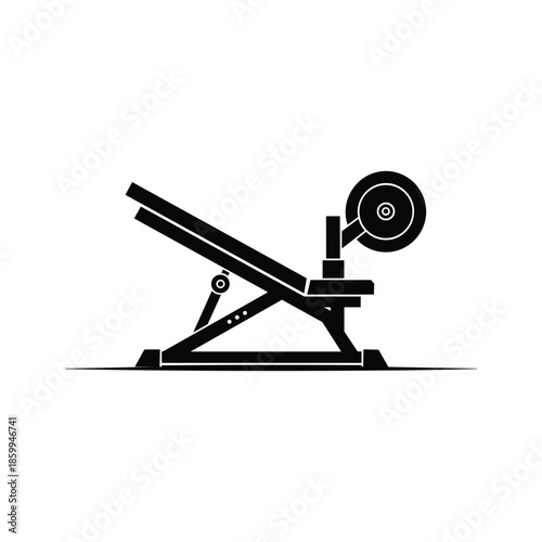 Inclined Bench Press Machine Fitness Equipment