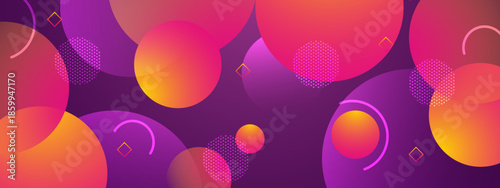Abstract geometric shapes for use in backgrounds, banners, and art projects. Great for designs needing a vibrant pattern