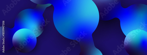 Abstract background with blurred blue blobs ideal for presentations, website design, or social media graphics needing a modern touch
