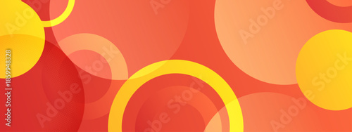 Abstract background of red, orange, and yellow circles suitable for vibrant design projects, digital art, presentations, or artistic backgrounds