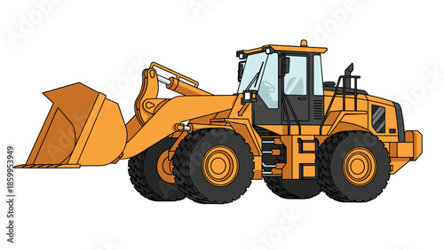 Front loader heavy machinery equipment vehicle 1.