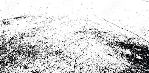 Perspective Vector Grunge Distress Overlay Texture Black and White Cracked Surface Background