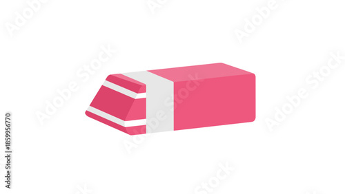 Pink Box with White Ribbon Unwrapped.