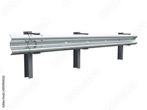 Galvanized steel highway guardrail barrier for road safety