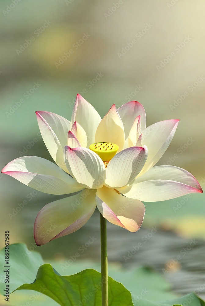 Fototapeta premium white water lily