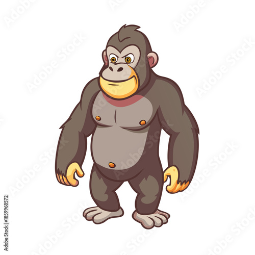 KingKong: 2d cartoon character Kingkong Ready for animation moral stories.