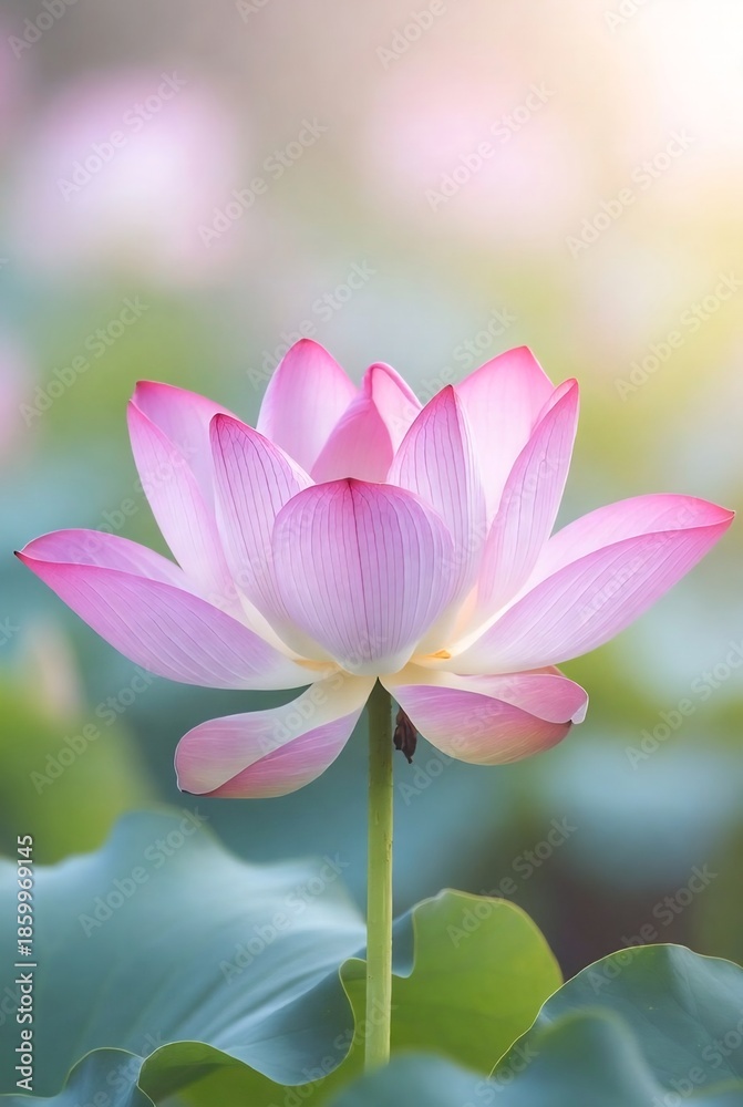 Fototapeta premium pink water lily