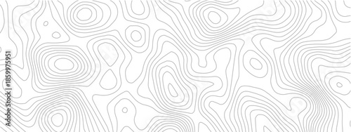 Minimal Abstract Seamless Vector Design with Black Line Geometry and Circular Wave Motion for Textile Use