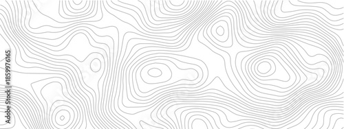 Contemporary Abstract Seamless Pattern Featuring Thin Black Vector Lines and Circular Wave Geometry for Textile Design