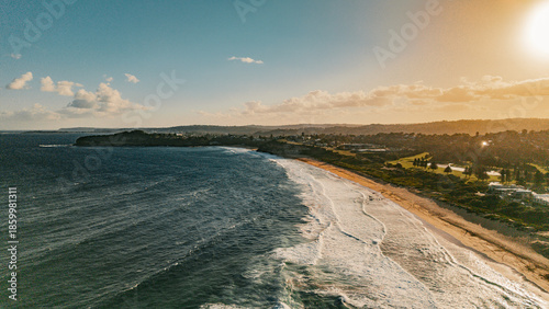 Photos Aerial view of Mona Vale Beach, Northern Beaches NSW, Sydney, Australia