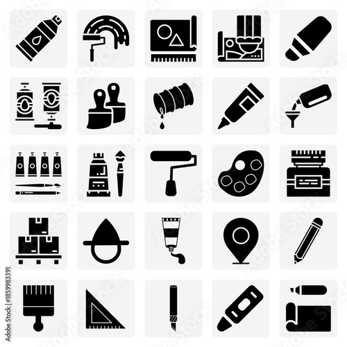 Materials For Artistic Creation – Vibrant Color Paints, Drawing Paper, And Tools For Painting And Sketching Projects.