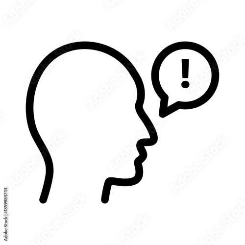 Cognitive Support Line Icon of Assisted Living Icon Set