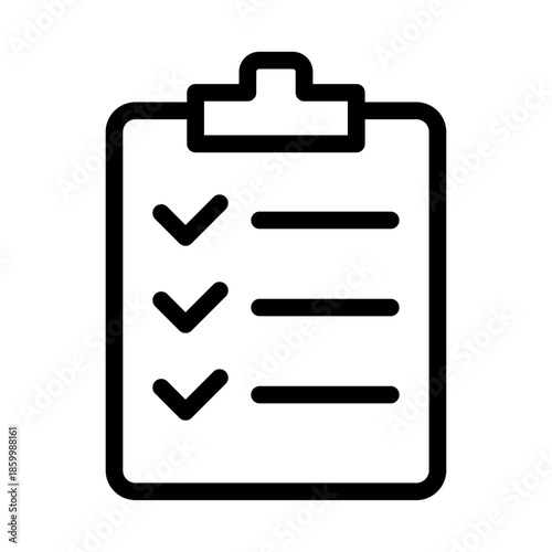 Case Management Line Icon of Social Work Icon Set