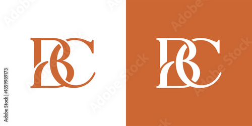 BC Initial Logo Vector Design , BC Letter Logo Design for Company