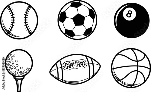 Iconic Sports Balls Collection
