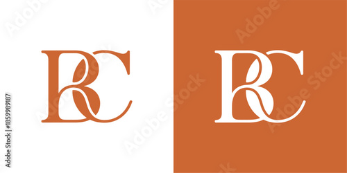BC Initial Logo Vector Design , BC Letter Logo Design for Company