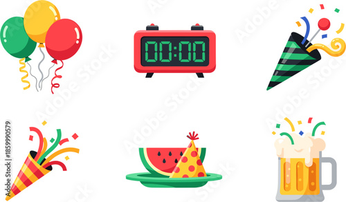 Celebrate in Style: Birthday Party Icons