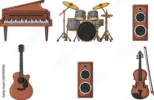Classic Musical Instruments Collection