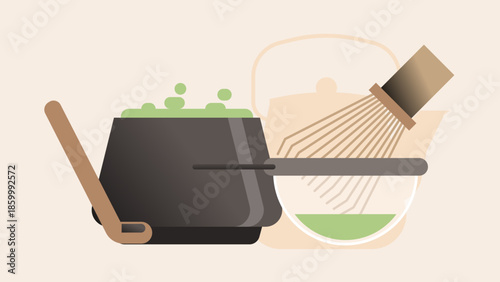 vector illustration a insta food and drink