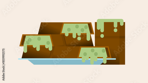 vector illustration a insta food and drink