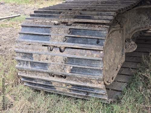 old tractor in the field