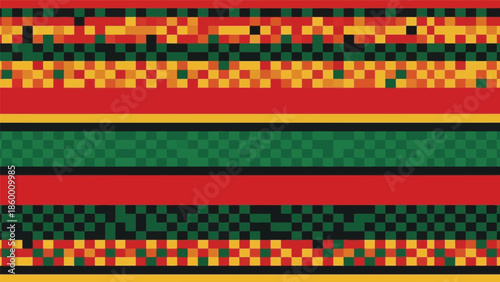 Vibrant African Pattern Vector for Cultural Designs
