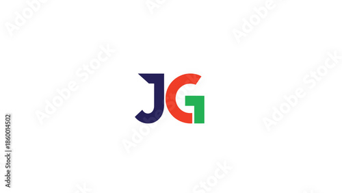Free Download Colorful JG Logo Design - A Modern and Creative Visual Identity. - GFXLoad