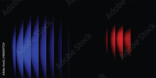 Dynamic abstract background featuring luminous blue vertical bars with a subtle gradient effect, creating a modern and futuristic digital visual. Ideal for technology.