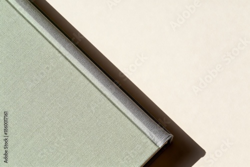 Minimalist pastel interior architecture window fold