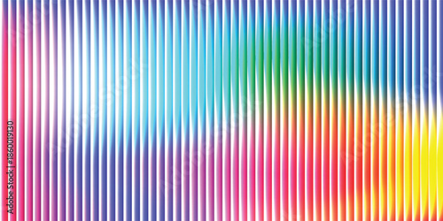 Abstract glowing vertical lines creating dynamic fiery glass pattern illustration