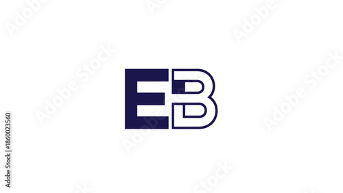 Elegant EB Logo Design - A Modern and Stylish Branding Concept.