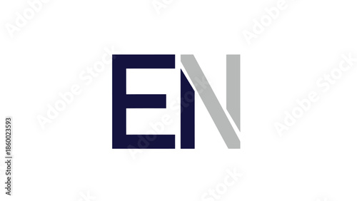 Elegant EN Logo Design - A Modern and Minimalist Visual Identity.