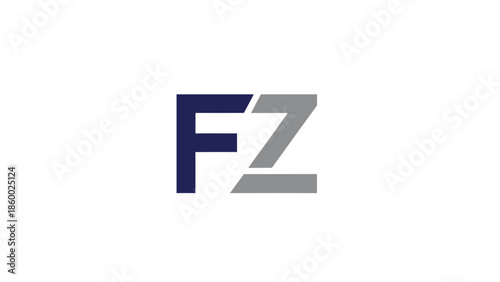 FZ logo design with a modern and professional appearance for branding.