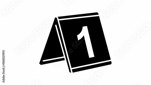 Crime Scene Marker Number One Evidence Marker.