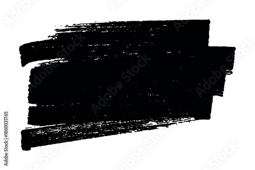 Brush paint stroke texture swatch Hand painted background Ink scribble dab clipart Paint smudge for tags and stamps design