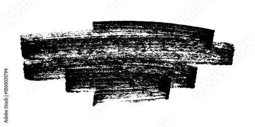 Brush paint stroke texture swatch Hand painted background Ink scribble dab clipart Paint smudge for tags and stamps design