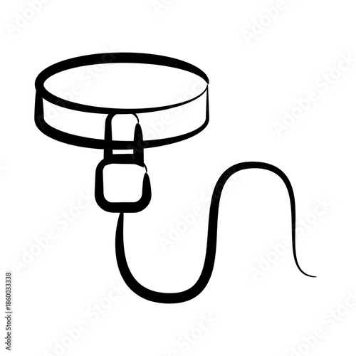 Dog leash and collar