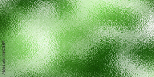 Soft Yellow green shiny Foil Texture Background with Glass Effect or sea green glass texture.