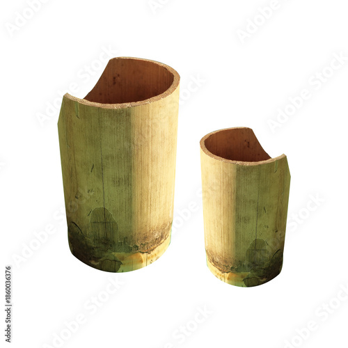 Tea cup made from bamboo