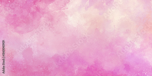 A delicate watercolor wash of soft pink and pale yellow hues creates a dreamy and ethereal background texture