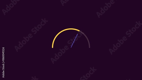 Progressbar animation for professional streamer and video creator during digital content production