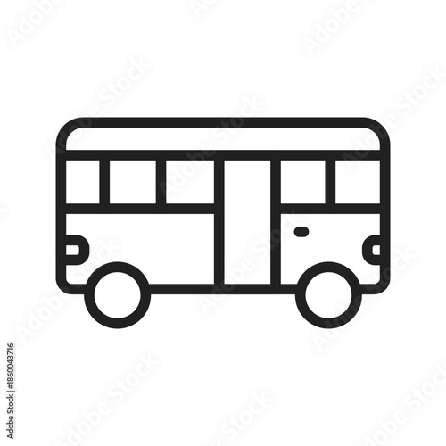 Autonomous Shuttle Icon