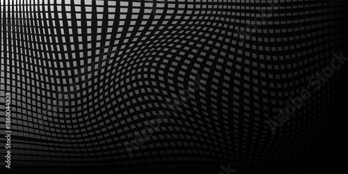 Abstract Digital Wave Grid Background for Technology and Business