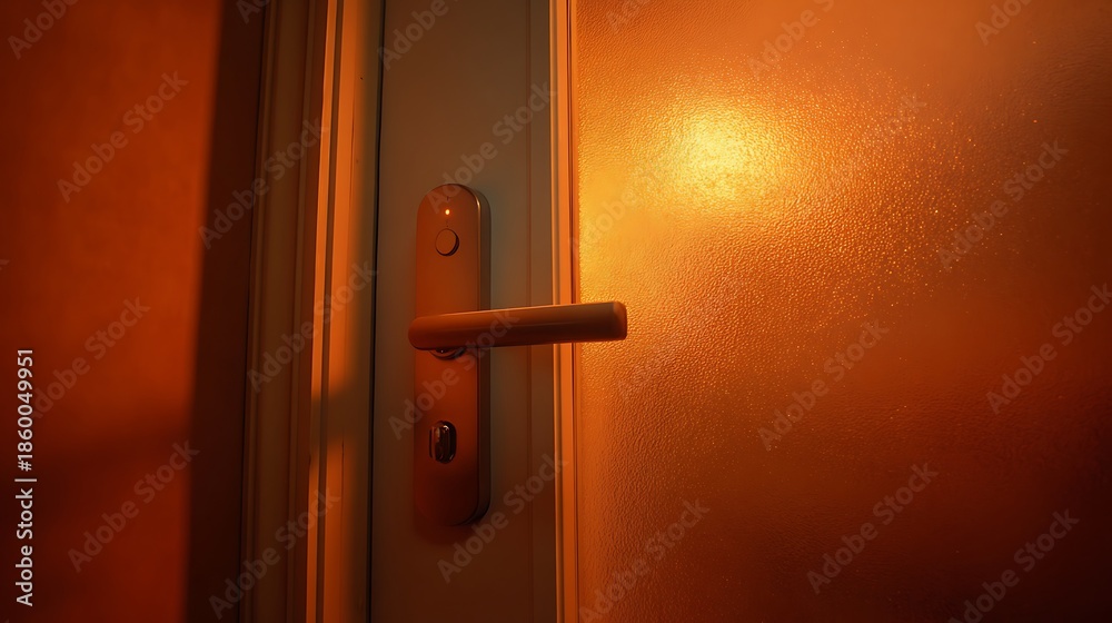 Obraz premium door with key