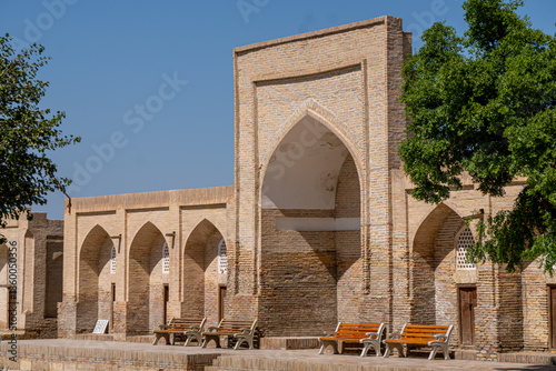 Canvas Print Chor-Bakr situated on the outskirts of Bukhara the burial place of Abu-Bakr-Said said to be a descendant of the prophet Muhammad in Bukhara, Samarkand