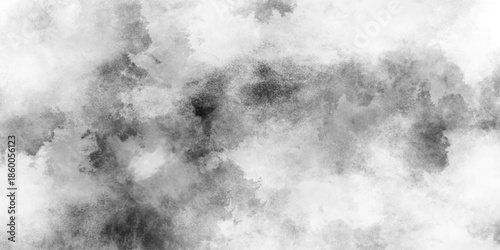 Beautiful blurry abstract black atexture background with soft black and white grunge marbled smokynd white texture background with smoke, Abstract grunge white or grey watercolor painting background, 