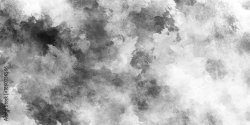 Beautiful blurry abstract black atexture background with soft black and white grunge marbled smokynd white texture background with smoke, Abstract grunge white or grey watercolor painting background, 