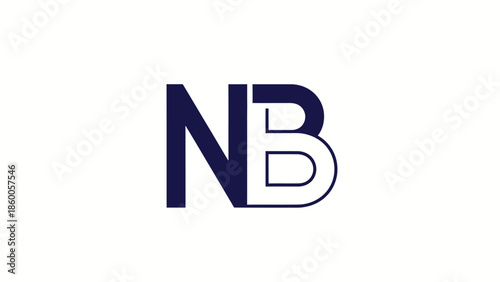 NB Logo Design - A Modern and Minimalist Brand Identity.